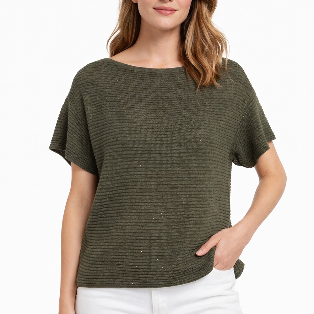 Tommy Bahama - Bonita Sequin Short Sleeve‎ Sweater